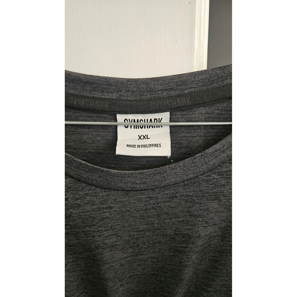 Gymshark Mens Arrival T-Shirt Charcoal Grey Marl Short Sleeve Workout Top XXL